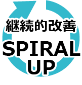 継続的改善 SPIRAL UP